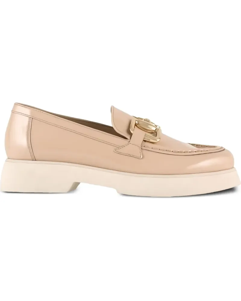 Högl Max Loafer mit Stegverzierung - Nude Nude