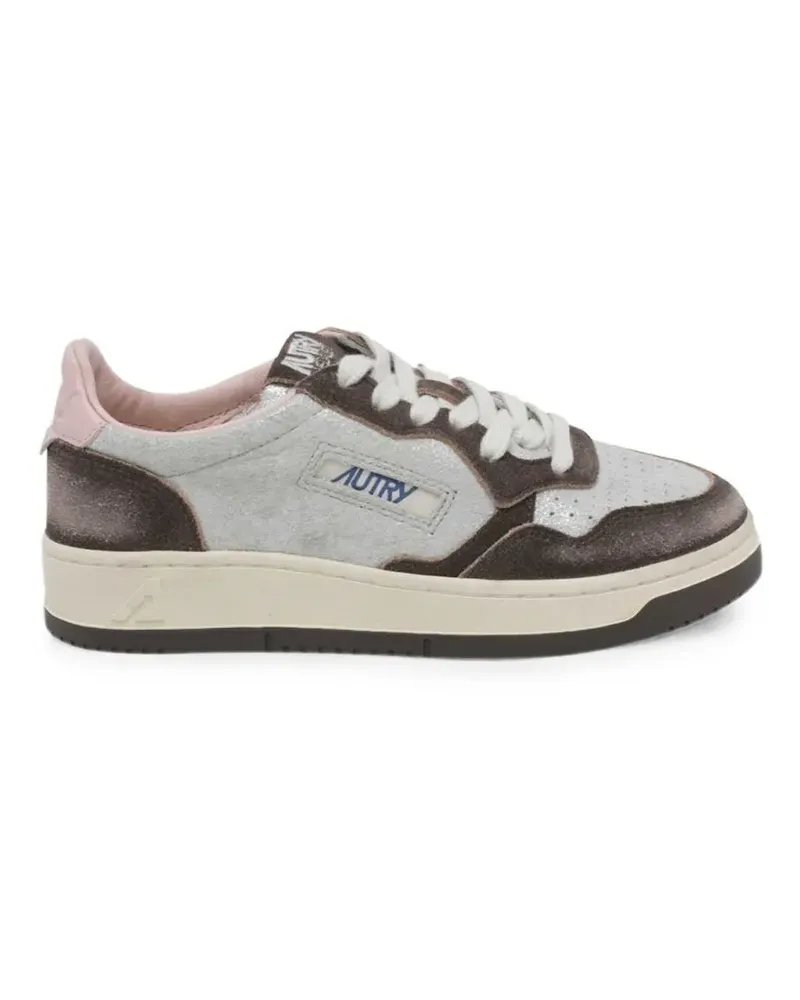 AUTRY Medalist suede sneakers - Silber Silber