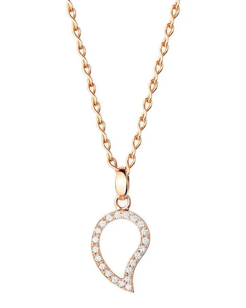 TAMARA COMOLLI Small Diamond Pave Signature Pendant - Rosa Rosa