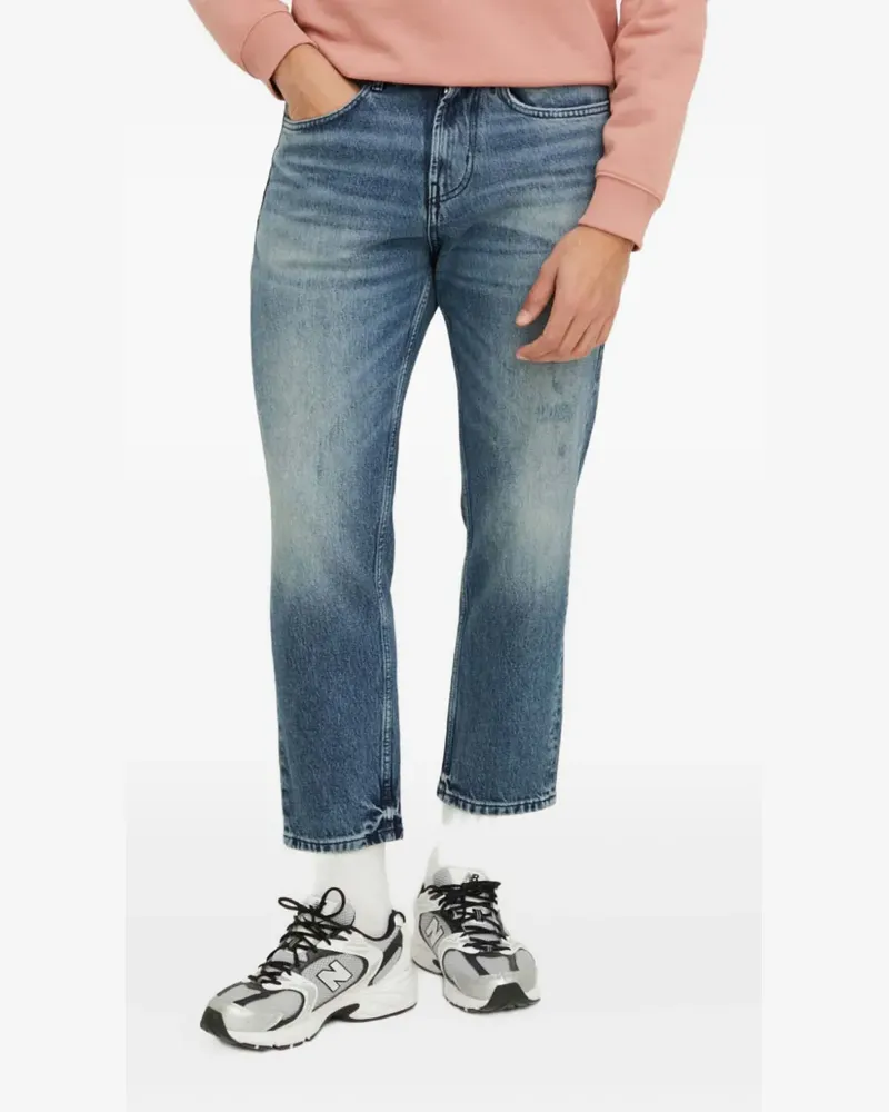 HUGO BOSS Ausgeblichene Jeans - Blau Blau