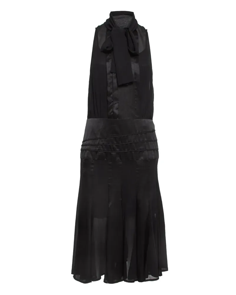 Elisabetta Franchi Pre-owned Neckholder-Midikleid - Schwarz Schwarz