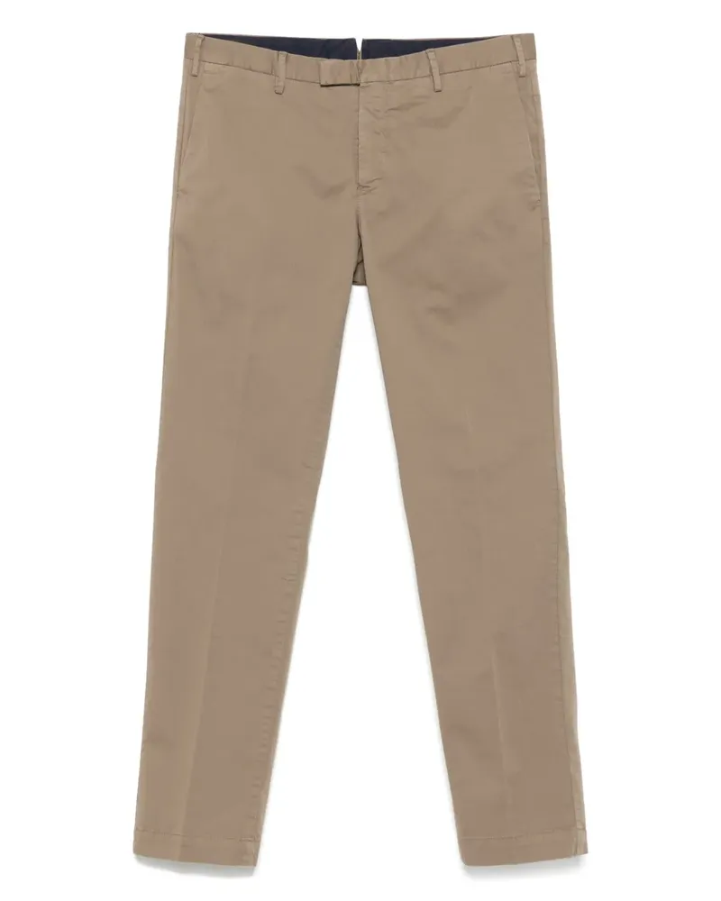 PT TORINO Klassische Cropped-Hose - Braun Braun