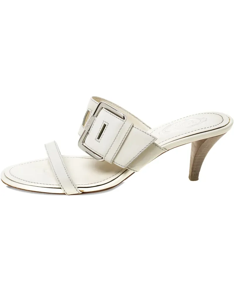 TOD'S 2023 Sandalen mit Schnalle 60mm - Weiß Weiß