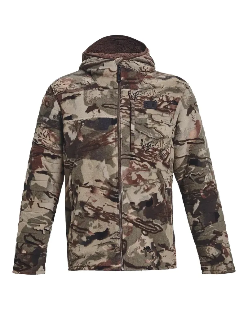 Under Armour camouflage-pattern rut jacket - Nude Nude