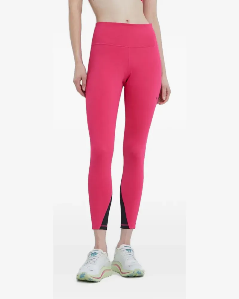 Puma logo-print panelled leggings - Rosa Rosa