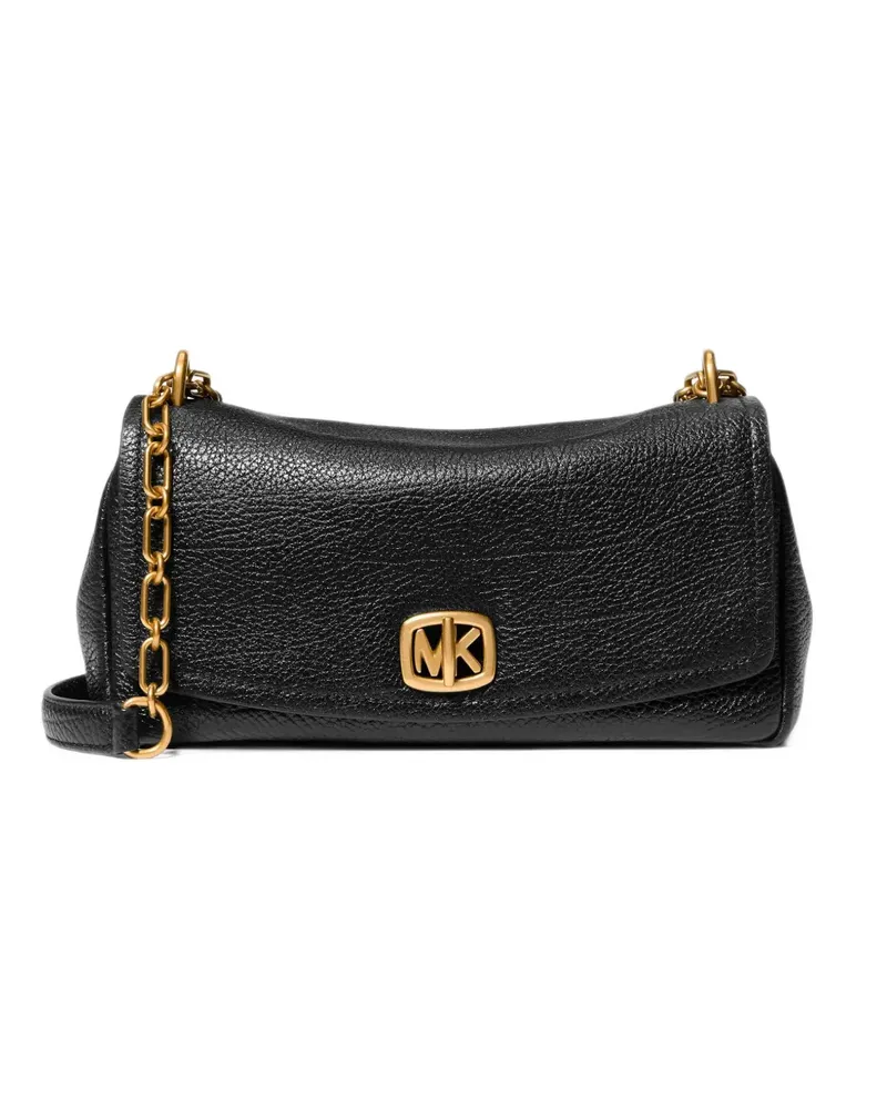 Michael Kors Schultertasche mit Logo-Schild - Schwarz Schwarz