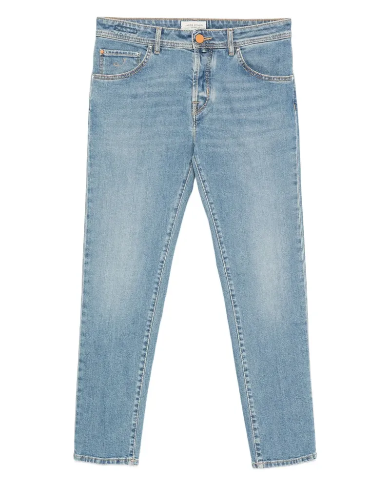 Jacob Cohën Jeans mit bestickter Tasche - Blau Blau
