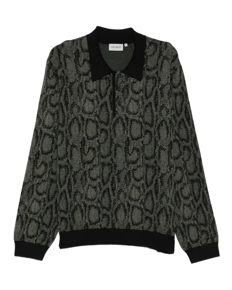 Carhartt WIP Poloshirt mit Schlangen-Print - Grün Grün