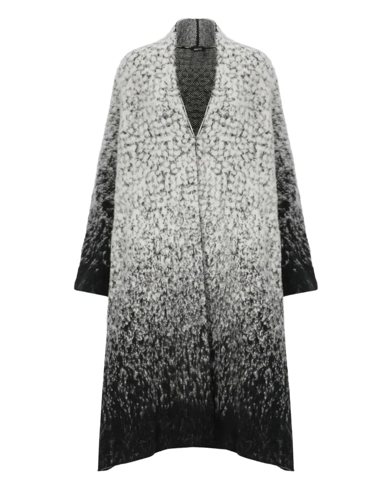 Avant Toi Langärmeliger Cardigan - Weiß Weiß