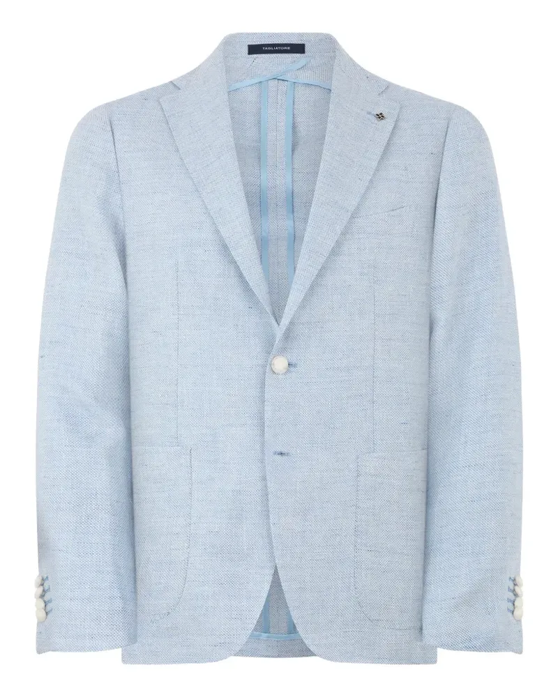 Tagliatore notched lapels blazer - Blau Blau