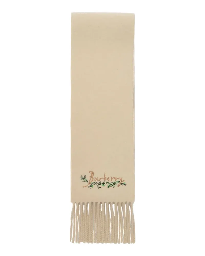 Burberry Schmaler Brave Little Tree Kaschmirschal - Nude Nude