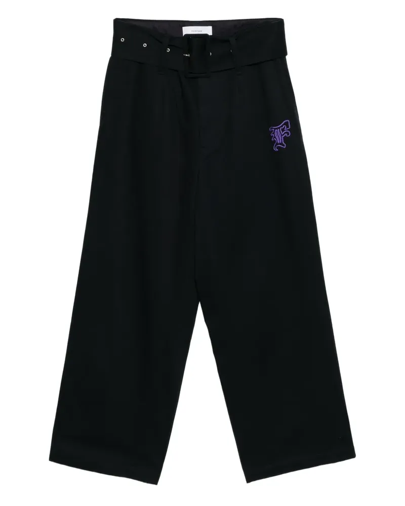 FACETASM Hose mit Logo-Stickerei - Blau Blau