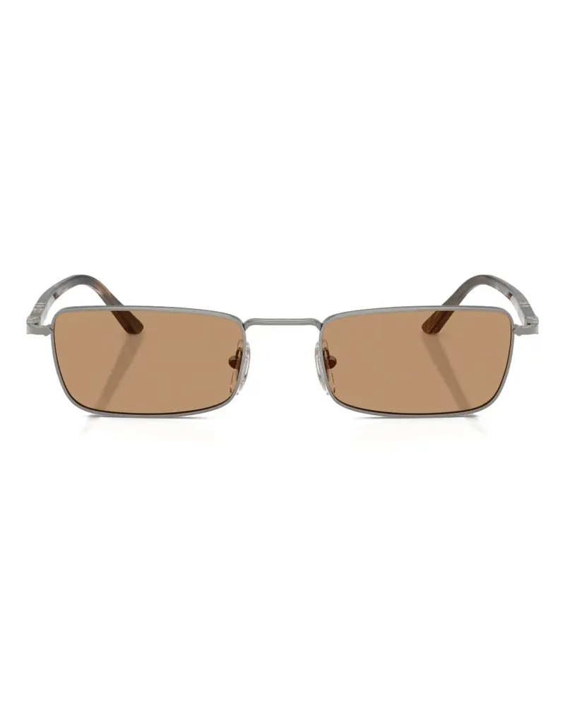 Persol Sonnenbrille mit eckigem Gestell - Grau Grau