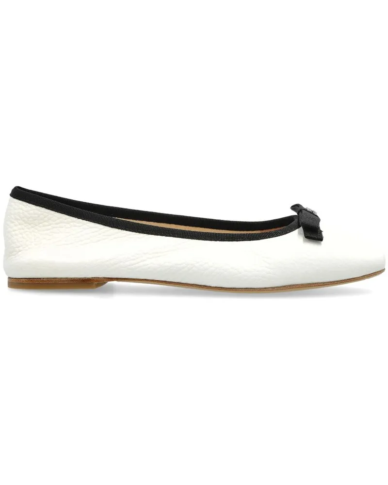 Casadei Ballerinas aus Leder - Nude Nude