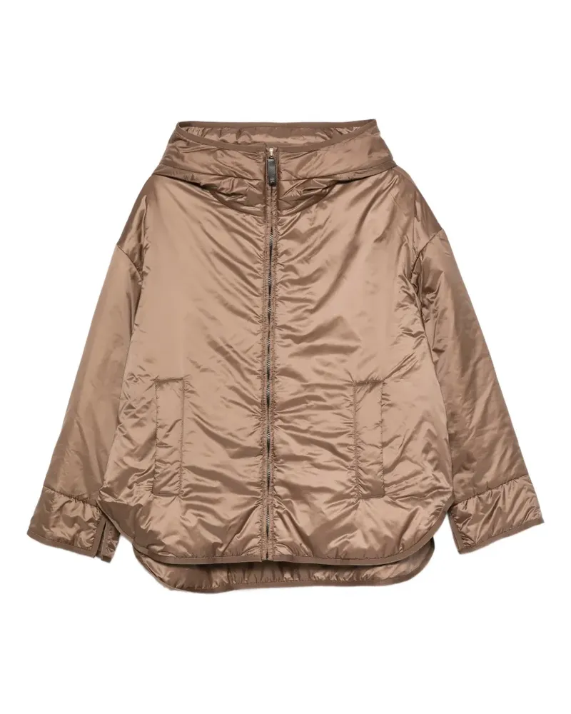Max Mara hooded zip-up jacket - Braun Braun