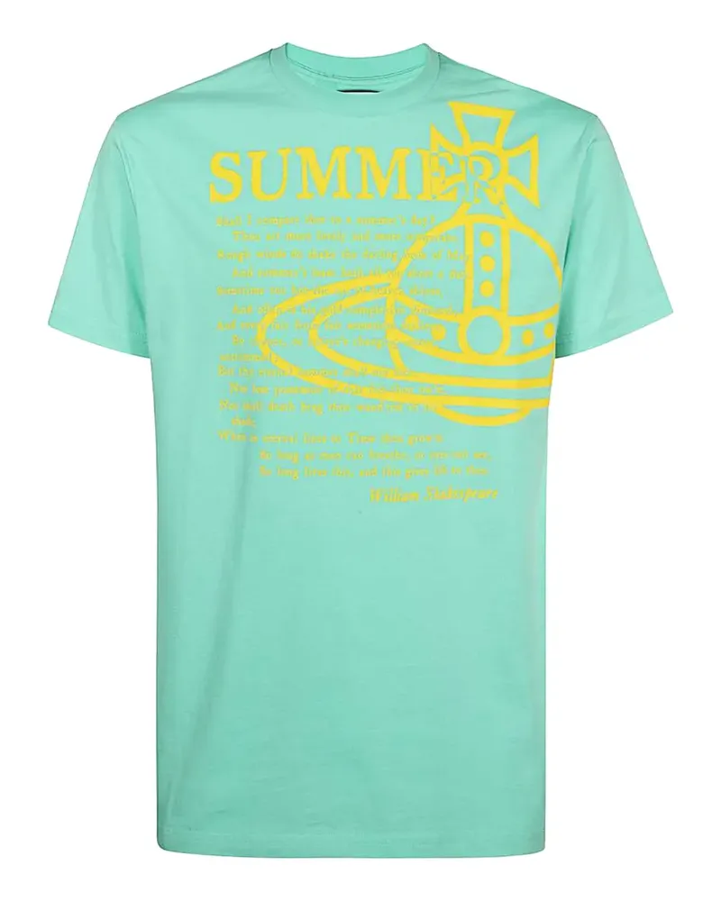 Vivienne Westwood T-Shirt mit grafischem Print - Grün Grün