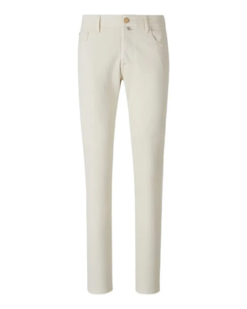 Jacob Cohën logo-patch jeans - Nude Nude
