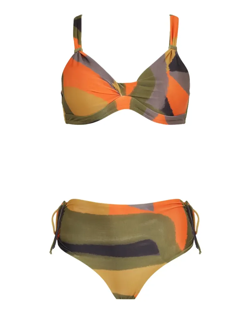 Lygia & Nanny Bikini mit Print - Orange Orange