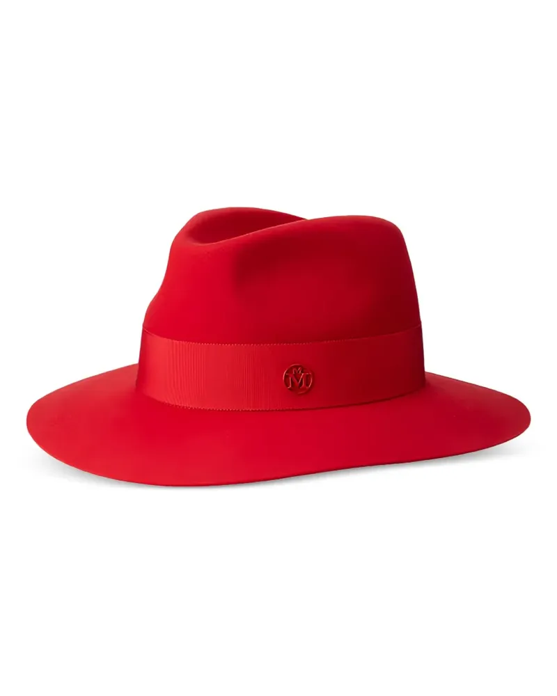 Maison Michel Henrietta Hut mit Schleifendetail - Rot Rot