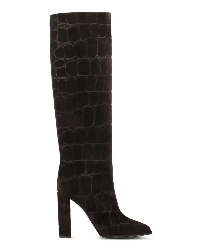 Le Silla Elsa Stiefel aus Wildleder - Braun Braun