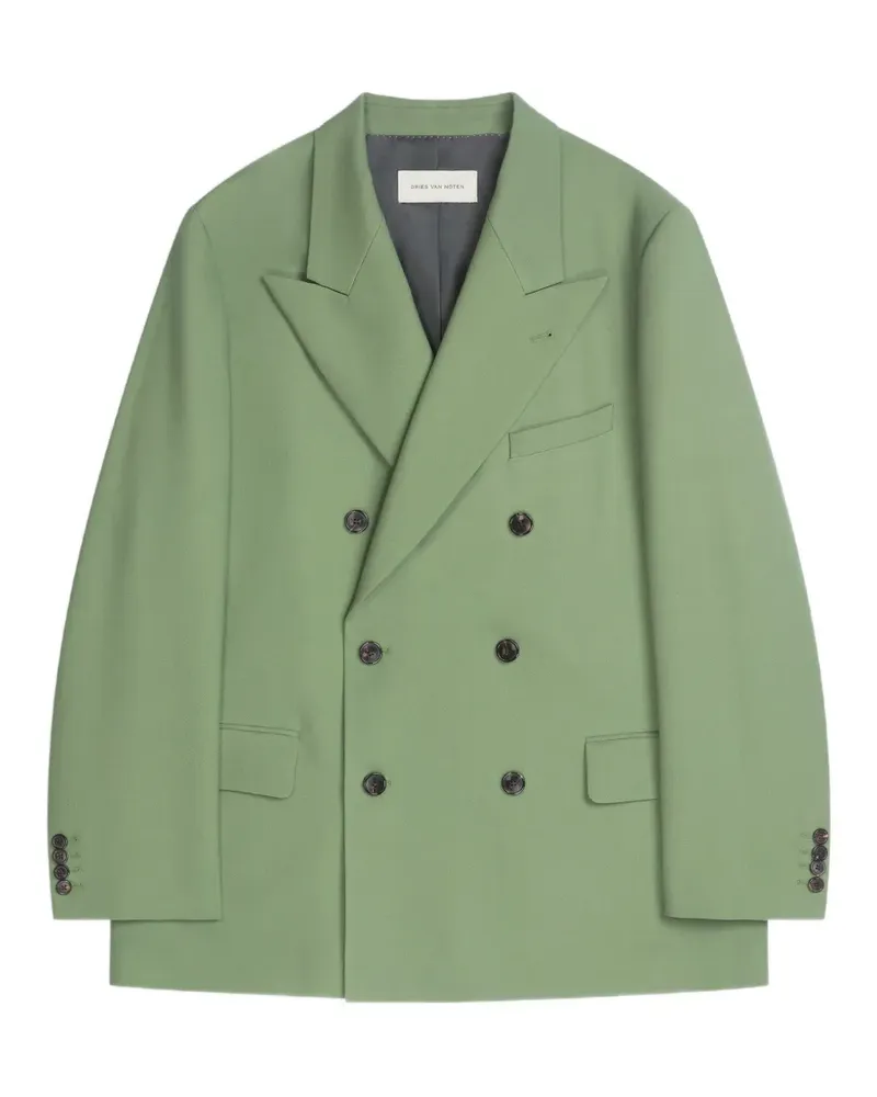 Dries van Noten Sakko im Oversized-Look - Grün Grün