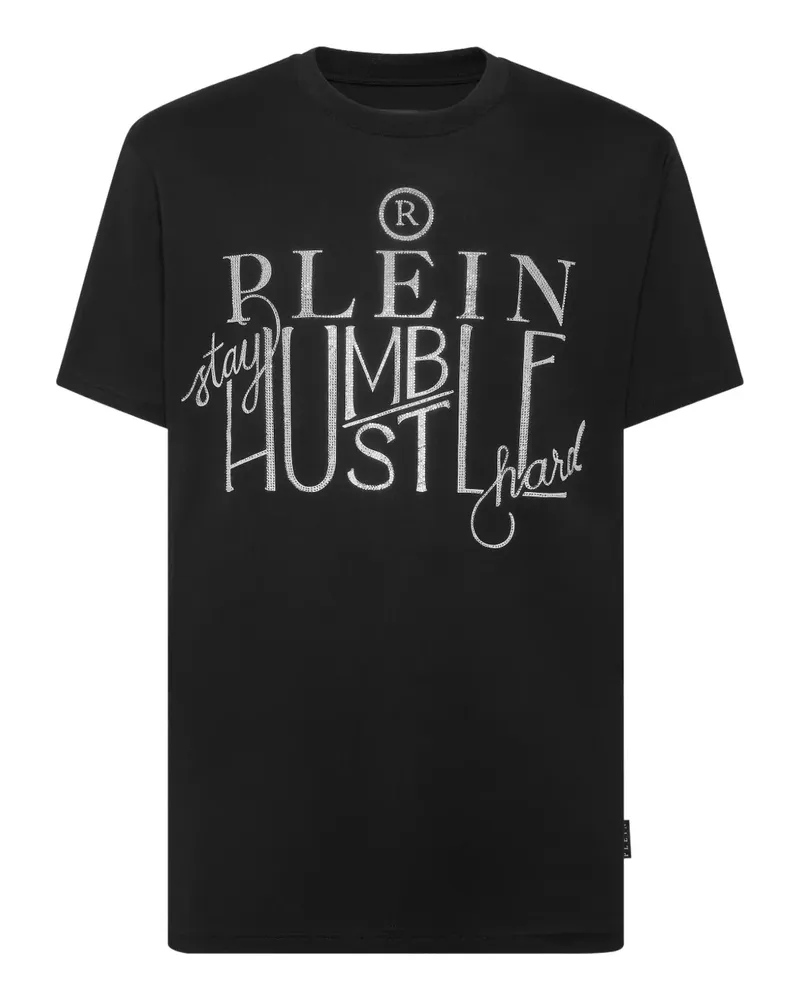 Philipp Plein Stay Humble T-Shirt - Schwarz Schwarz