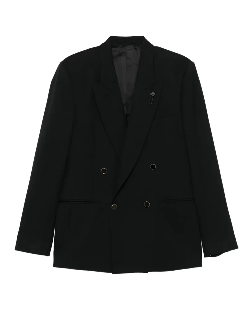 LARDINI Doppelreihiges Sakko - Schwarz Schwarz