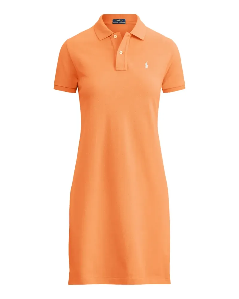 Ralph Lauren Kleid mit Polo Pony-Stickerei - Orange Orange