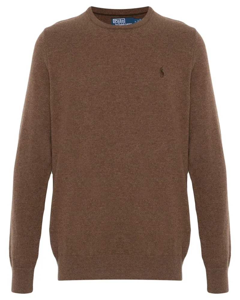 Ralph Lauren Pullover mit Polo Pony-Stickerei - Braun Braun