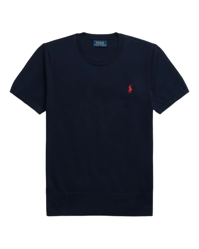Ralph Lauren T-Shirt mit Logo-Stickerei - Blau Blau