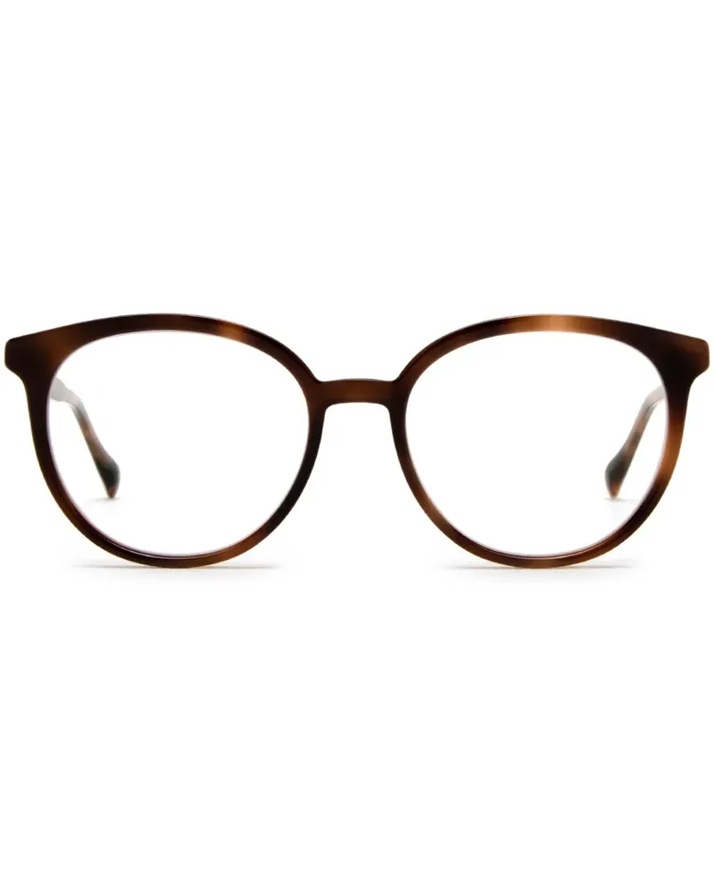 Mykita AYAN Brille mit rundem Gestell - Braun Braun