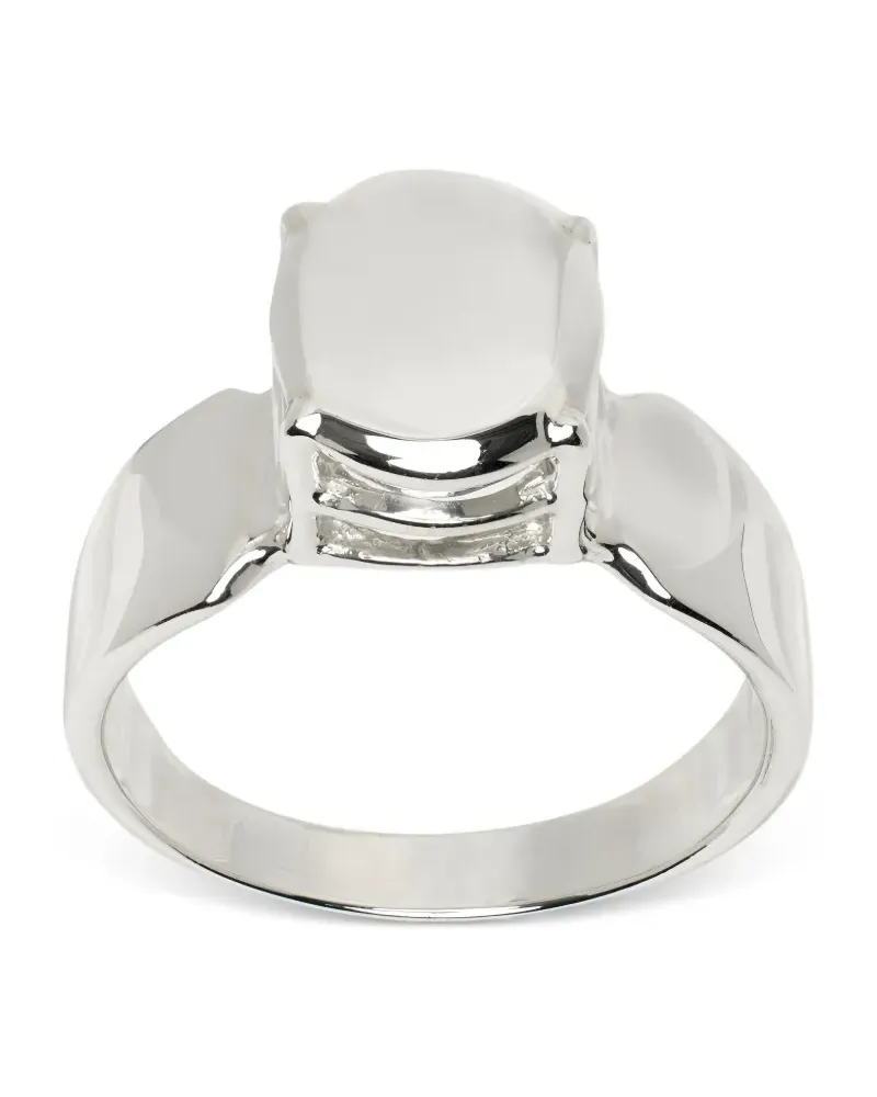 Martine Ali Ovaler Ring - Silber Silber