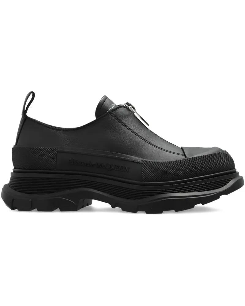 Alexander McQueen Sneakers mit Logo-Print - Schwarz Schwarz