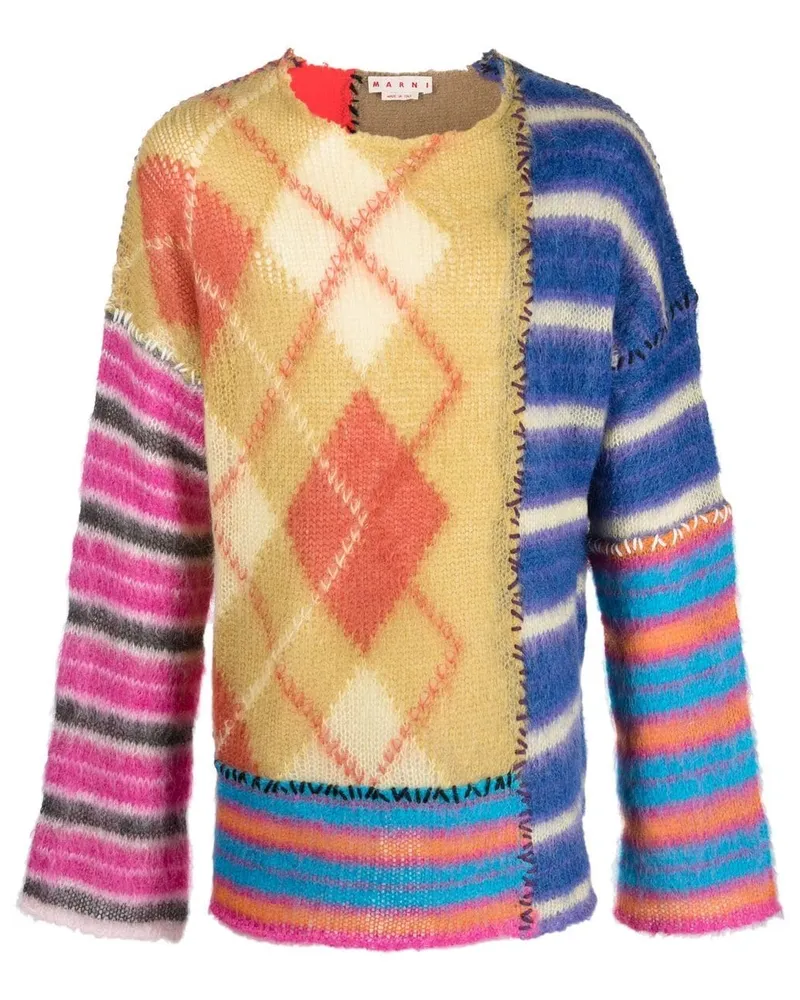 Marni Pullover im Oversized-Look - Blau Blau