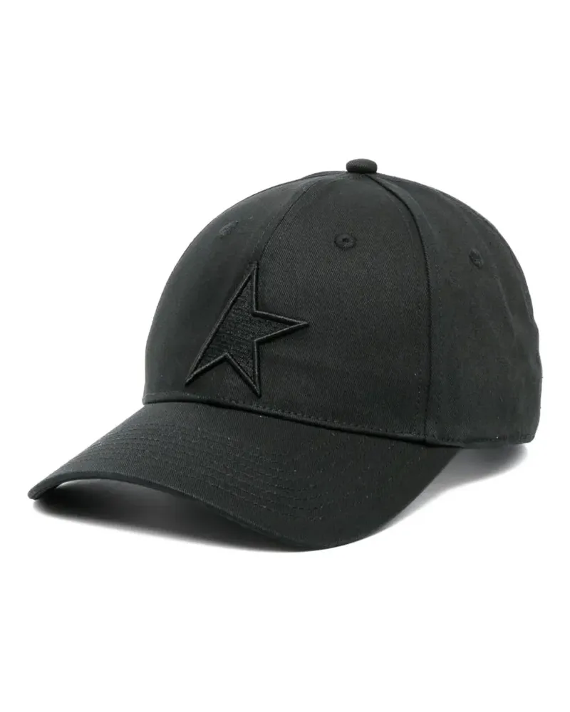Golden Goose logo-embroidered cap - Schwarz Schwarz