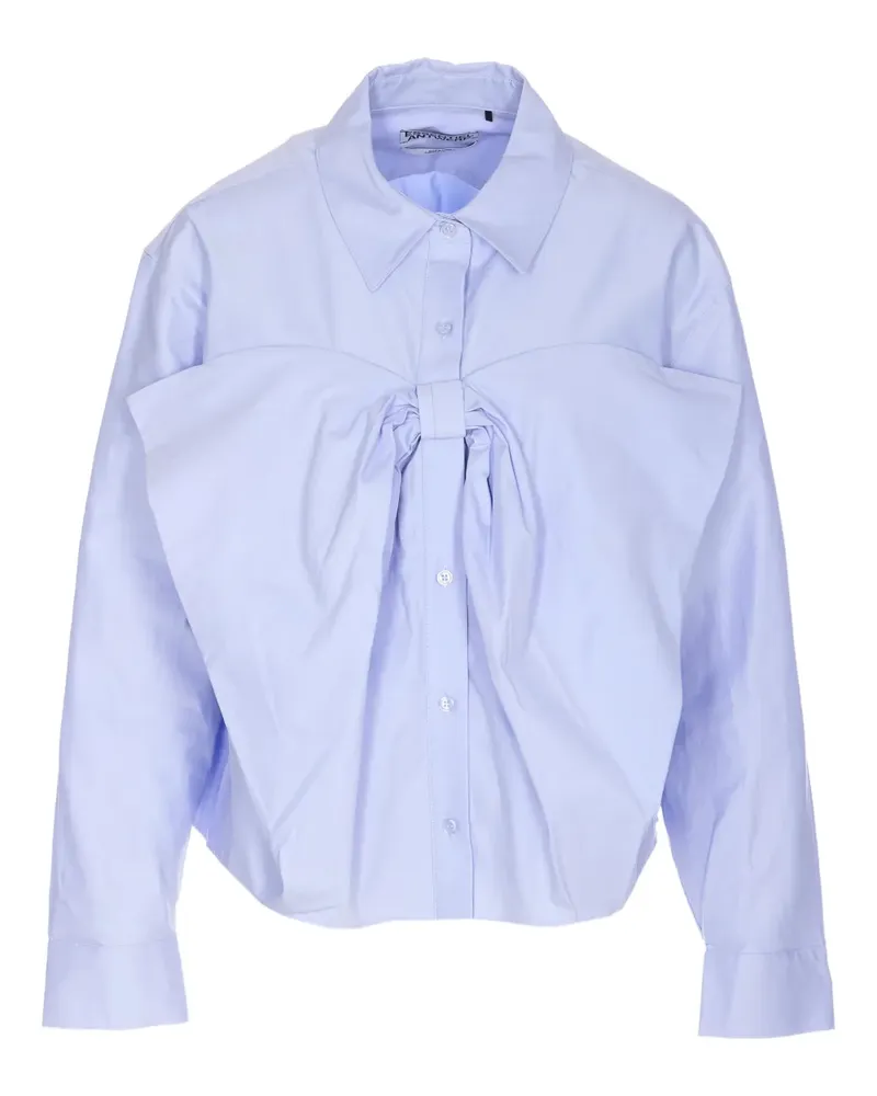 Essentiel Hemd mit Schleife - Blau Blau