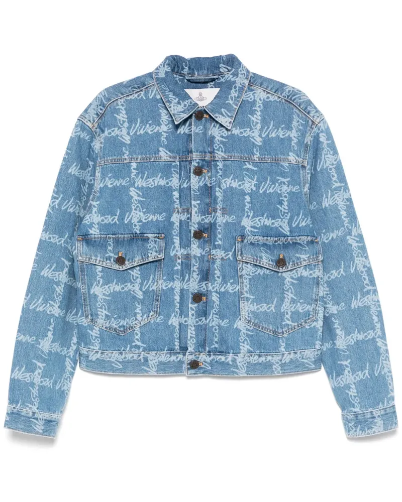 Vivienne Westwood Marlene Jacke Blau