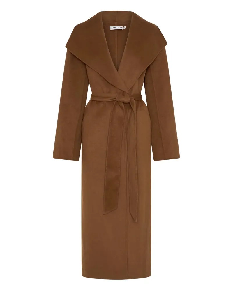 Anna Quan Marlow Mantel mit Gürtel - Braun Braun
