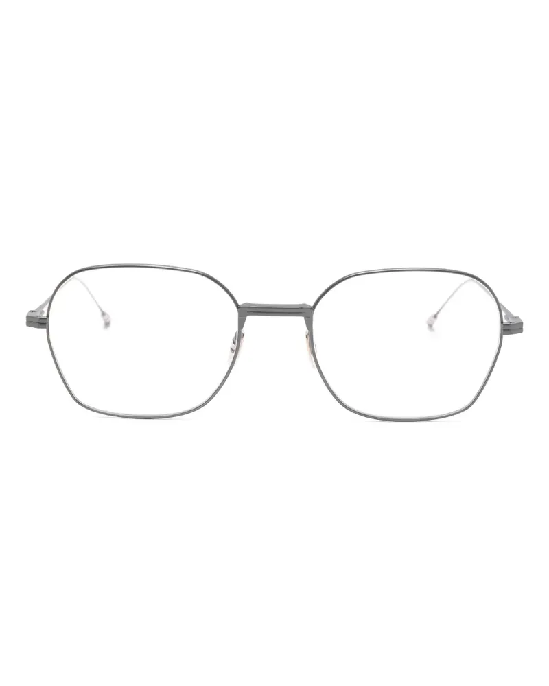 Thom Browne geometric-frame glasses - Grau Grau