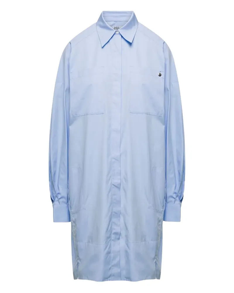 A.P.C. x Natacha Ramsay Levi Minikleid - Blau Blau