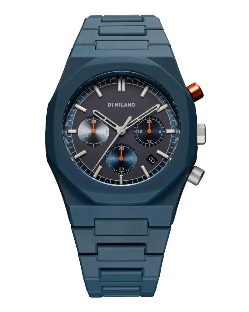 D1 Milano Polychrono 40,5mm - Schwarz Schwarz