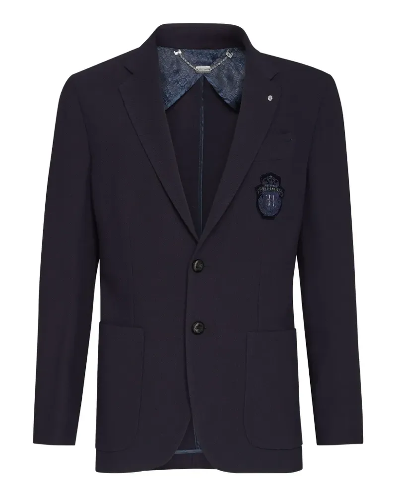 Billionaire Sakko mit Logo - Blau Blau