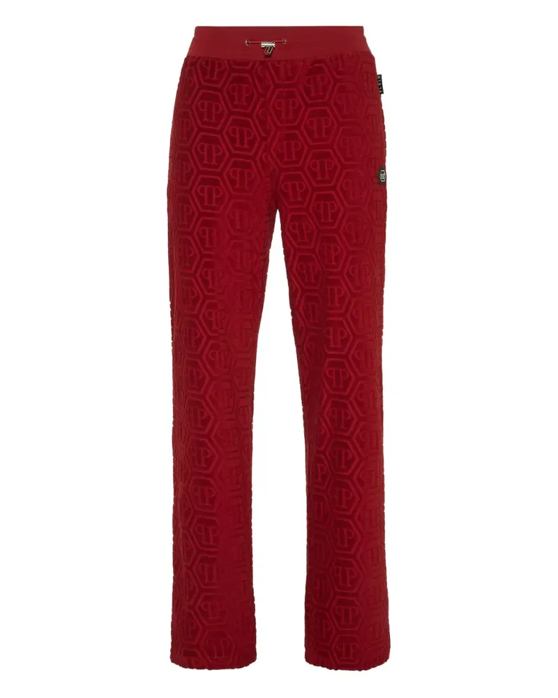 Philipp Plein Jogginghose mit Jacquardmuster - Rot Rot