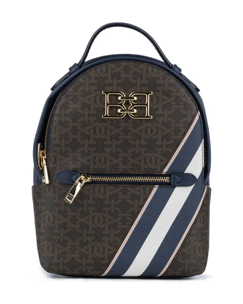 Bally Rucksack mit Monogramm - Braun Braun
