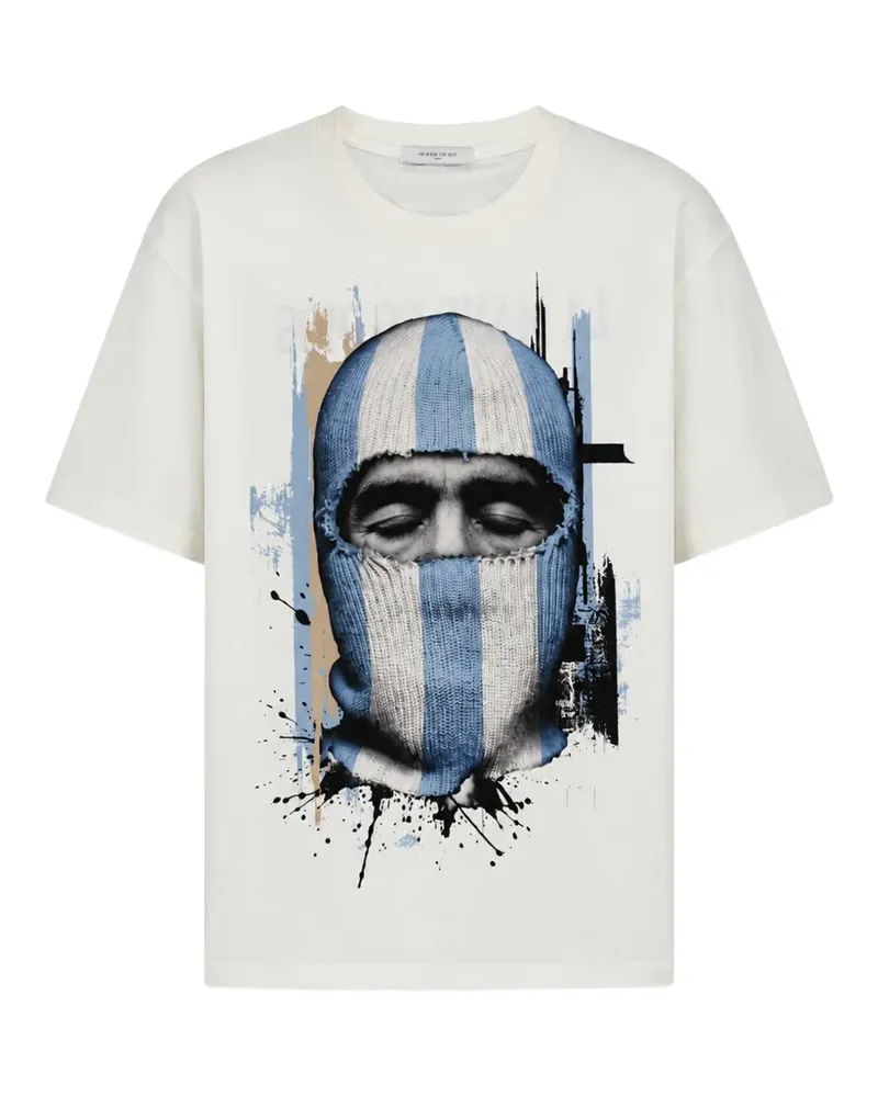 IH NOM UH NIT La Mano de Dios T-Shirt mit grafischem Print - Weiß Weiß
