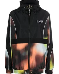 P.E. NATION Jacke mit Blumen-Print Schwarz