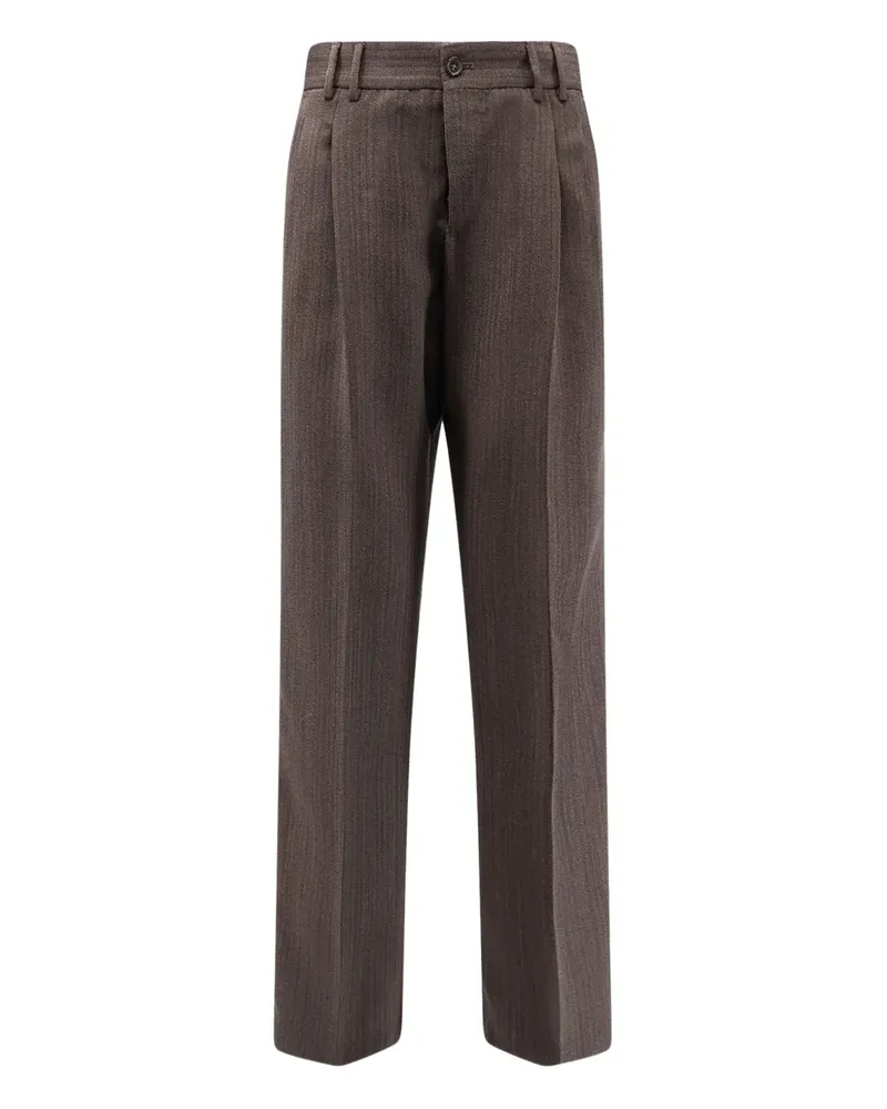 PT TORINO Michael wool trousers - Braun Braun