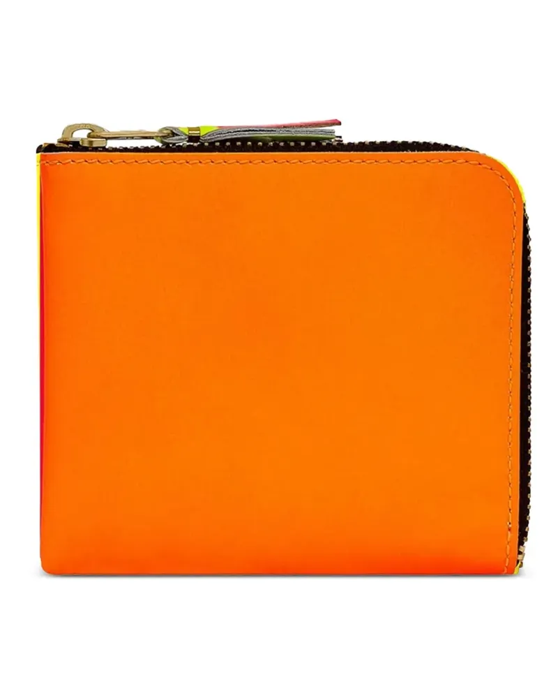 Comme des Garçons zip-around leather wallet - Orange Orange