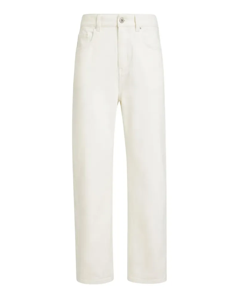 Brunello Cucinelli buttoned straight-leg jeans - Nude Nude