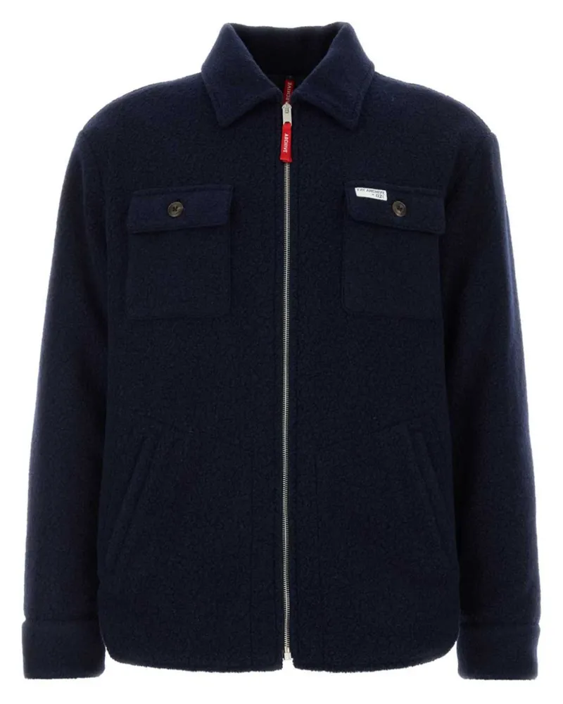 Fay Jacke mit Reißverschluss - Blau Blau